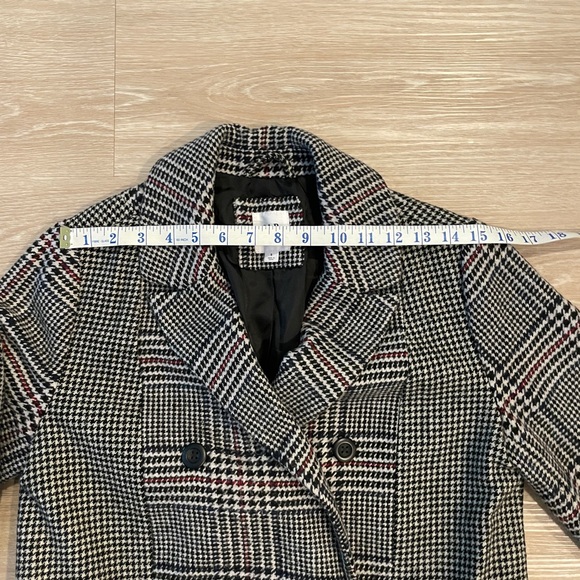 Gap Plaid Long Coat - Picture 7 of 8